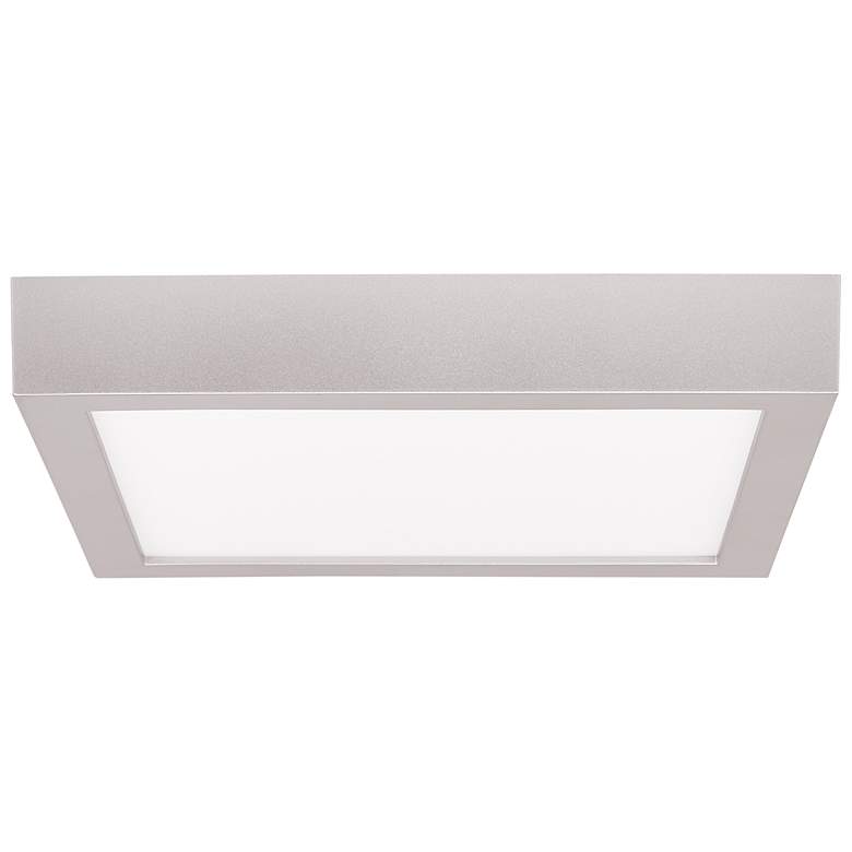 Image 6 Ulko Exterior Square LED Flush Mount - Large - Silver Finish, Acrylic Lens more views
