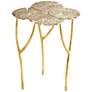 Ulla 17 3/4" Wide Silver and Gold Accent Table