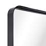 Ultra Brushed Black 22" x 30" Rectangular Framed Wall Mirror
