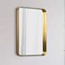 Ultra Brushed Gold 22" x 30" Rectangular Framed Wall Mirror