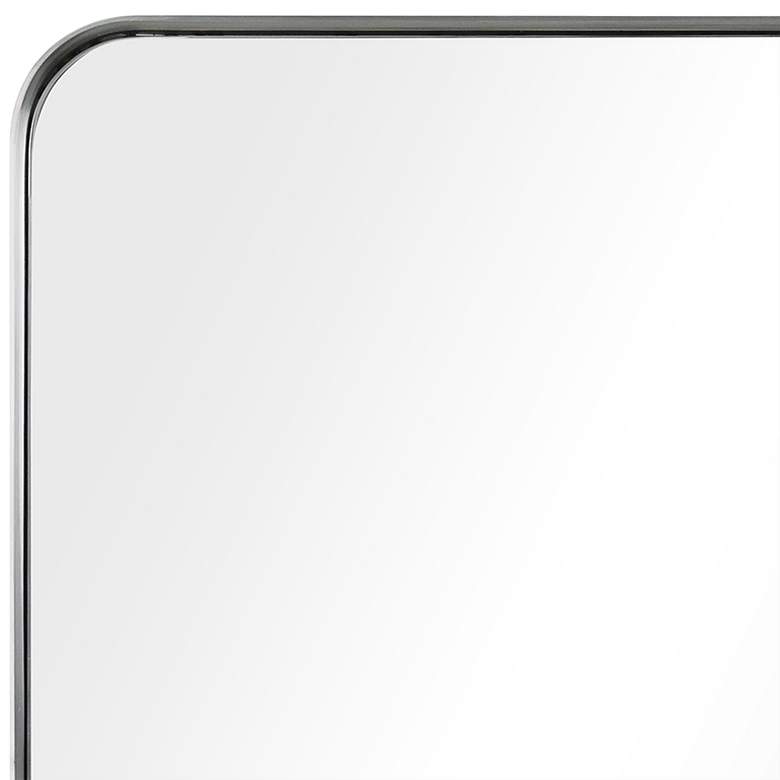 Image 3 Ultra Brushed Silver 22" x 30" Framed Wall Mirror more views