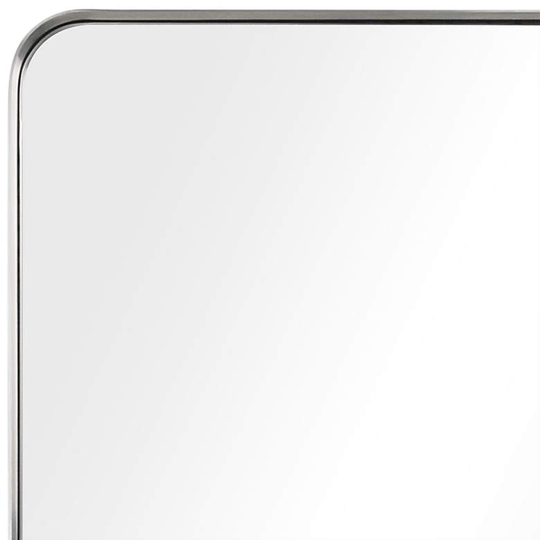 Image 3 Ultra Brushed Silver 24" x 36" Framed Wall Mirror more views
