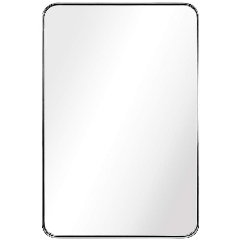 Image 2 Ultra Silver 24" x 36" Rectangular Framed Wall Mirror