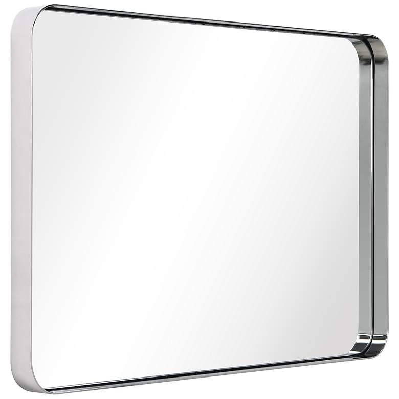 Image 4 Ultra Silver 24 inch x 36 inch Rectangular Framed Wall Mirror more views