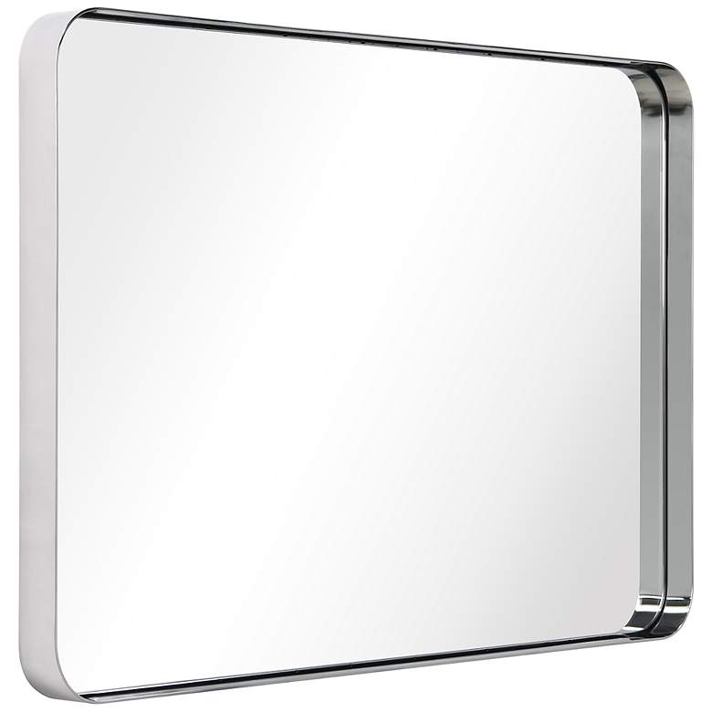 Image 4 Ultra Silver 24" x 36" Rectangular Framed Wall Mirror more views