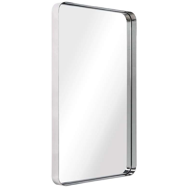 Image 6 Ultra Silver 24 inch x 36 inch Rectangular Framed Wall Mirror more views