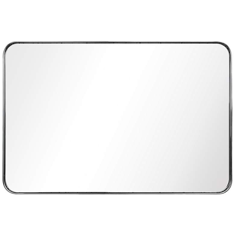 Image 7 Ultra Silver 24" x 36" Rectangular Framed Wall Mirror more views