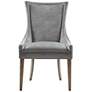 Ultra Slate Dark Gray Dining Side Chairs Set of 2