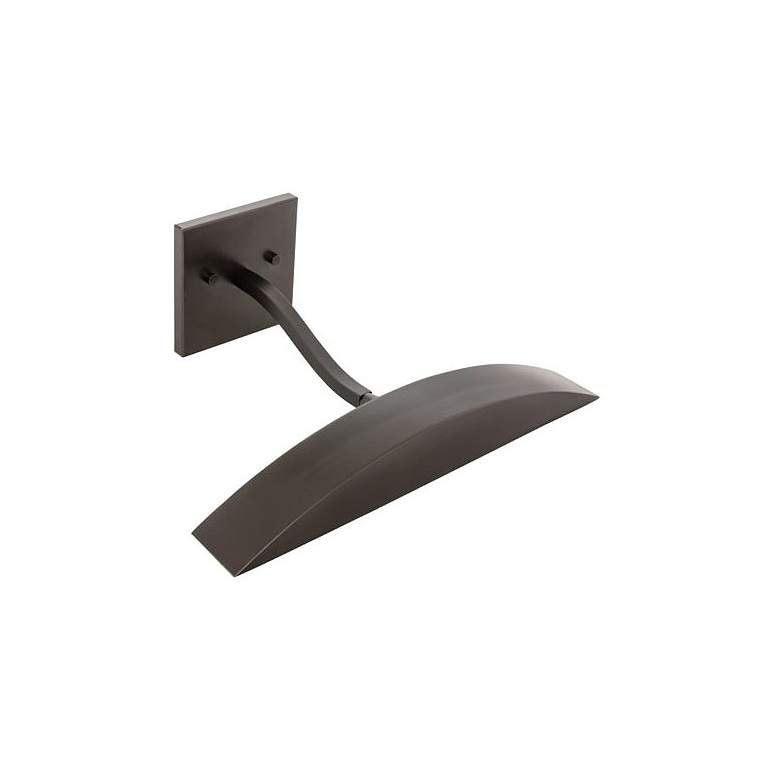 Image 1 Ultra-Wide 14"W Mahogany Bronze Direct Wire Picture Light