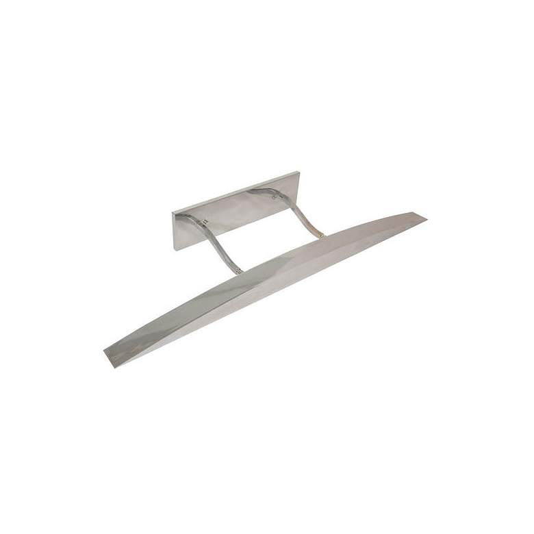 Image 1 Ultra-Wide 36" Wide Chrome Direct Wire Picture Light