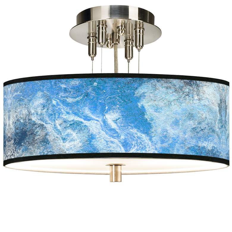 Image 1 Ultrablue Giclee 14 inch Wide Ceiling Light