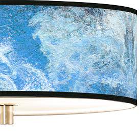 Image2 of Ultrablue Giclee 14" Wide Ceiling Light more views