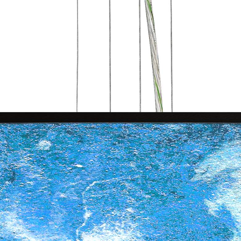 Image 2 Ultrablue Giclee 24" Wide 4-Light Pendant Chandelier more views