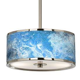 Image3 of Ultrablue Giclee Glow 10 1/4" Wide Pendant Light more views