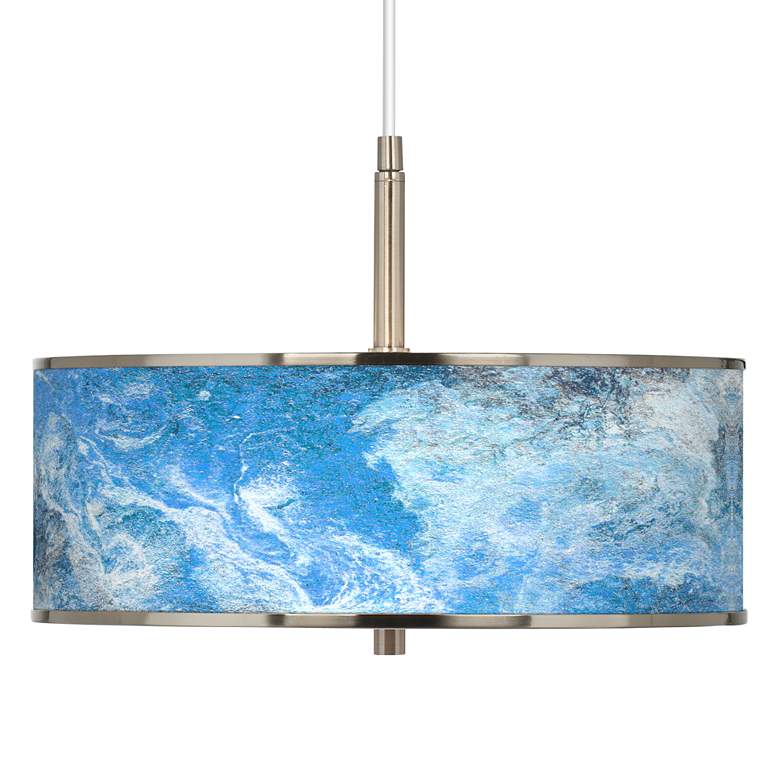 Image 1 Ultrablue Giclee Glow 16 inch Wide Pendant Light