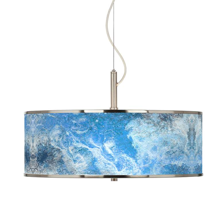 Image 1 Ultrablue Giclee Glow 20" Wide Pendant Light