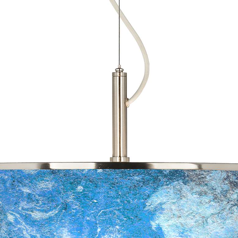 Image 2 Ultrablue Giclee Glow 20 inch Wide Pendant Light more views