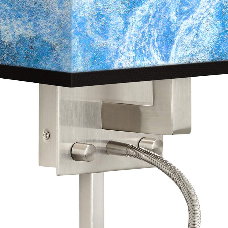 Image 2 Ultrablue Giclee Glow LED Reading Light Plug-In Sconce more views