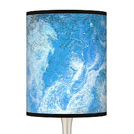 Image2 of Ultrablue Giclee Modern Droplet Table Lamps Set of 2 more views