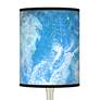 Ultrablue Giclee Modern Droplet Table Lamps Set of 2