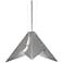 UltraLights Akira 24" Wide Satin Pewter LED Retrofit Pendant Light