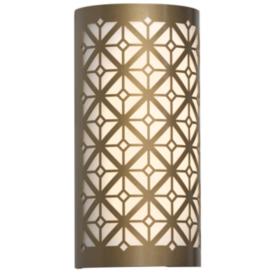 UltraLights Akut 11 3/4" High New Brass 0-10V Dimming LED Wall Sconce UltraLights Akut 11 3/4" High New Brass 0-10V Dimming LED Wall Sconce