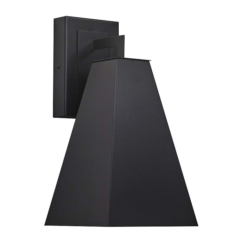 Image 1 UltraLights Akut 15 1/2" High Black LED Retrofit Wall Sconce