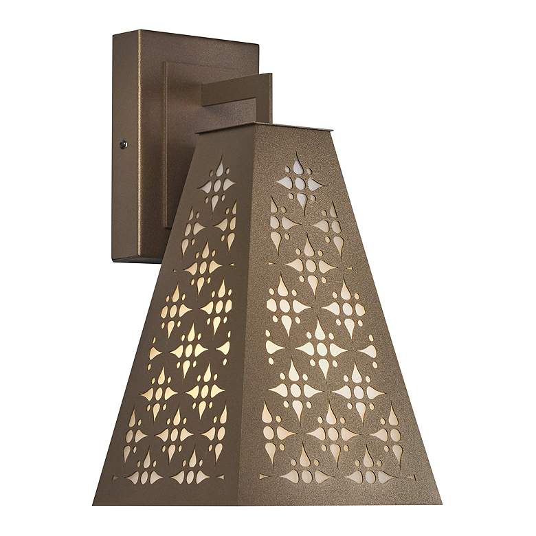 Image 1 UltraLights Akut 15 1/2" High Cast Bronze Wall Sconce