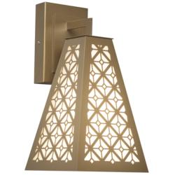 UltraLights Akut 15 1/2" High New Brass 0-10V Dimming LED Wall Sconce