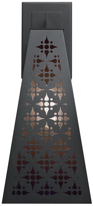UltraLights Akut 19 1/2" High Black Wall Sconce - Made to Order