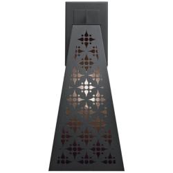 UltraLights Akut 19 1/2" High Black LED Retrofit Wall Sconce