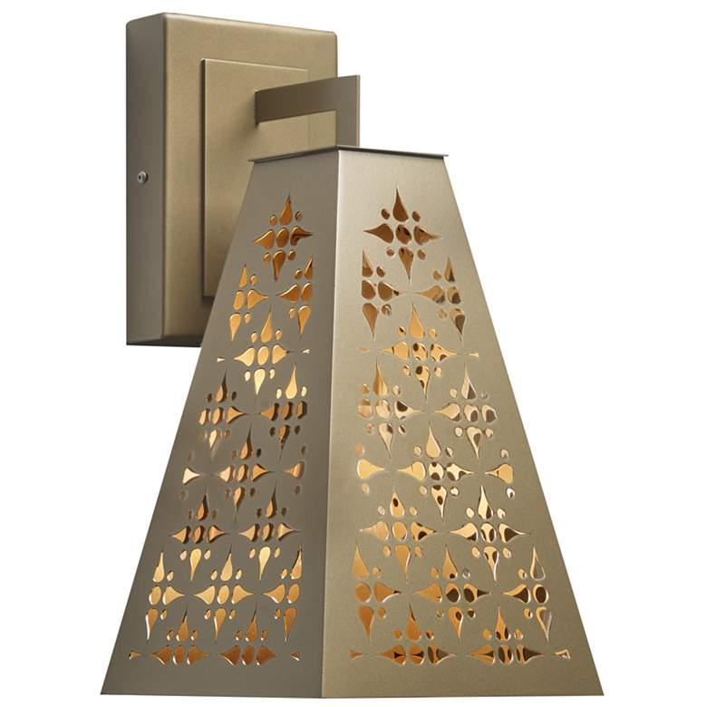 Image 1 UltraLights Akut 19 1/2" High New Brass LED Retrofit Wall Sconce