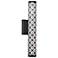UltraLights Akut 25" High Black and Opal Triac LED Outdoor Wall Light