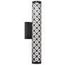 UltraLights Akut 25"H Black and Opal Acrylic Exterior Sconce