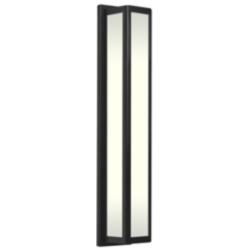 UltraLights Akut 26" High Black ADA 0-10V Dimming LED Wall Sconce
