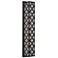UltraLights Akut 26"H Black and Opal Acrylic LED Outdoor Wall Light