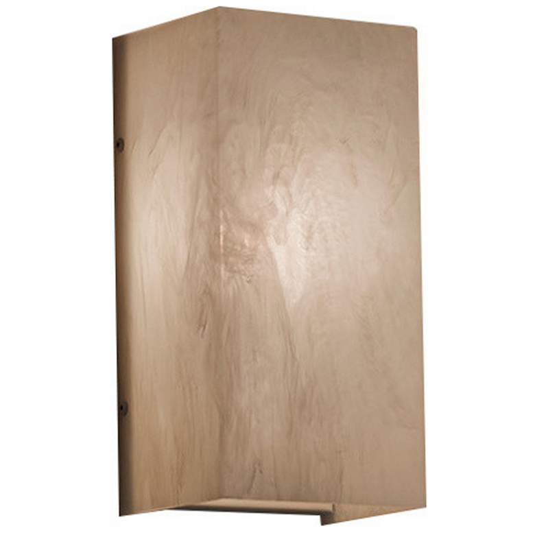 Image 1 UltraLights Basics 10" High Faux Alabaster ADA Wall Sconce