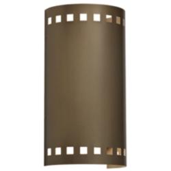 UltraLights Basics 11 3/4" High Smokey Bronze Wall Sconce