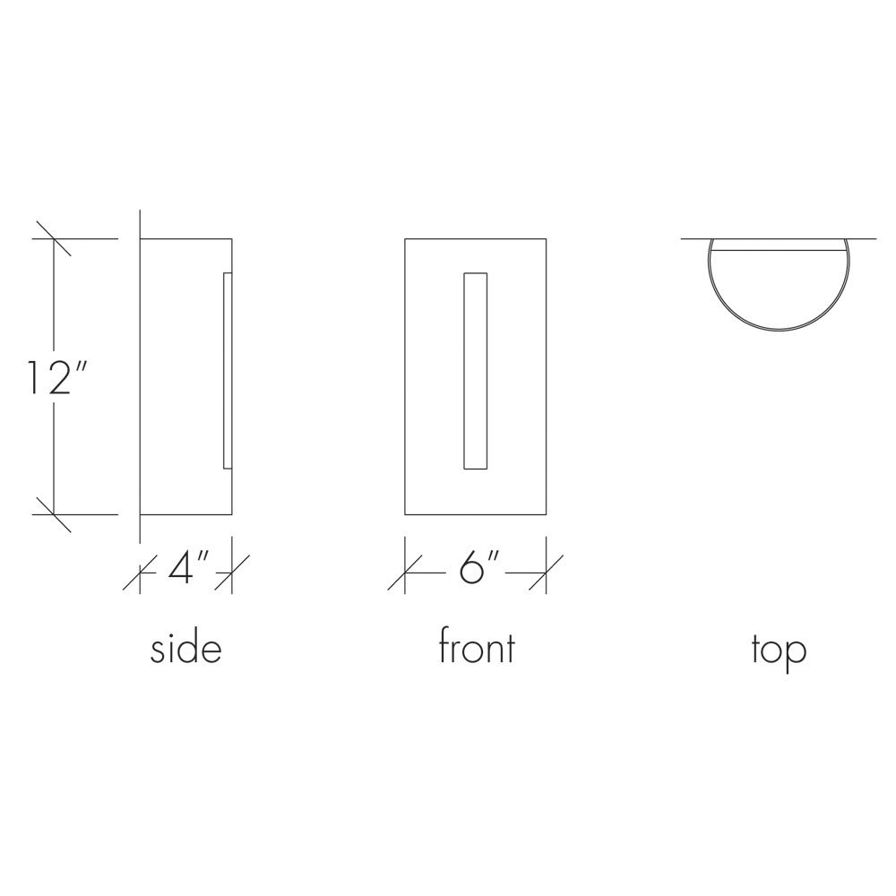 Image 2 UltraLights Basics 12" High Satin Pewter ADA Wall Sconce more views