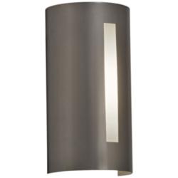 UltraLights Basics 12" High Satin Pewter LED Outdoor Wall Light