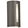 UltraLights Basics 12" High Satin Pewter Triac LED Outdoor Wall Light
