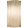 UltraLights Basics 14" High Faux Alabaster LED Outdoor Wall Light