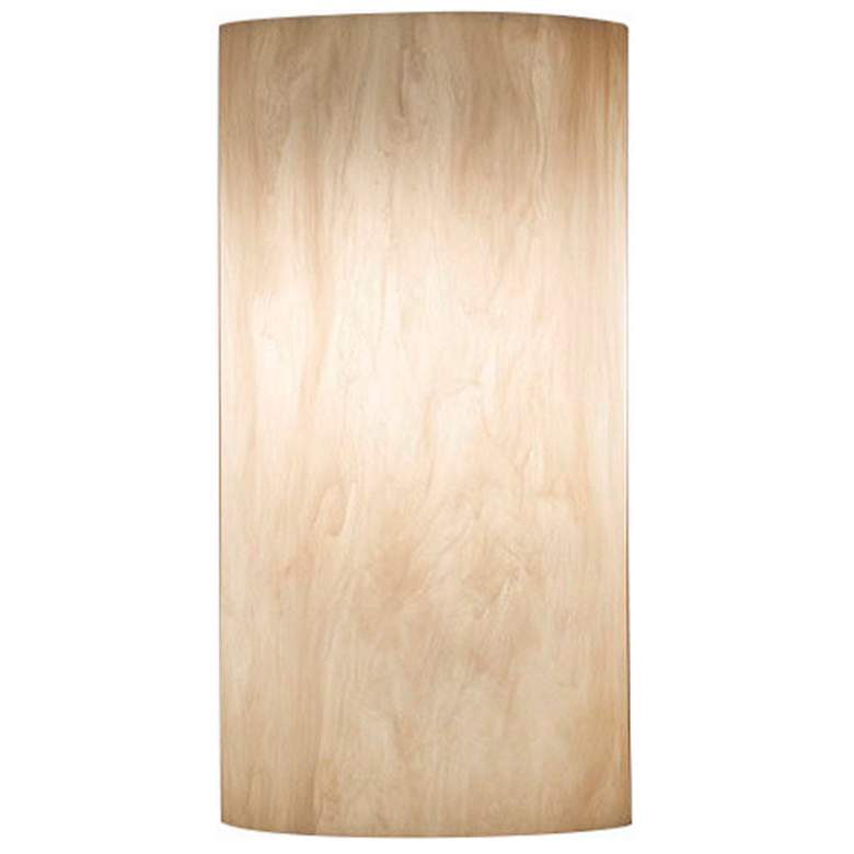 Image 1 UltraLights Basics 14" High Faux Alabaster LED Retrofit Sconce
