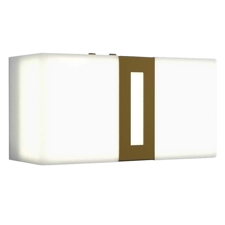 Image 1 UltraLights Basics 5" High New Brass ADA LED Wall Sconce