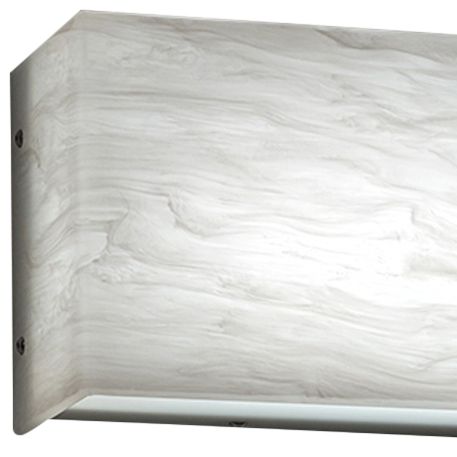Image 2 UltraLights Basics 6.25" White Swirl ADA LED Outdoor Light Made to Order more views