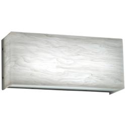 UltraLights Basics 6 1/4" High White Swirl ADA LED Outdoor Wall Light