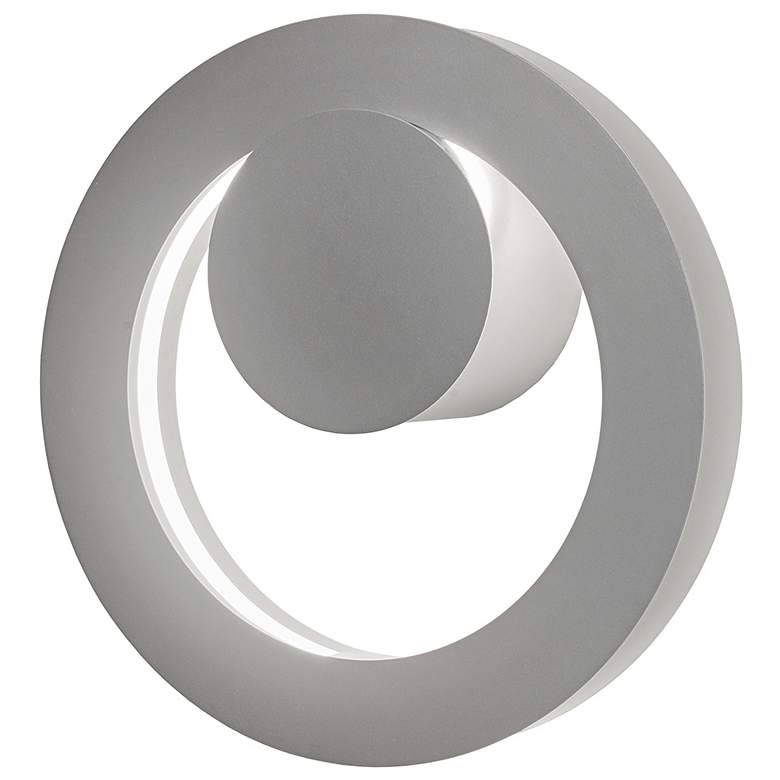 Image 1 UltraLights Boks 14" High Satin Pewter ADA LED Wall Sconce