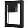 UltraLights Boks 18" High Black and Opal Acrylic ADA 0-10V LED Sconce
