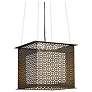 UltraLights Clarus 12" Wide Bronze Age and Opal Acrylic Mini Pendant