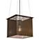UltraLights Clarus 12" Wide Bronze Age LED Retrofit Mini Pendant